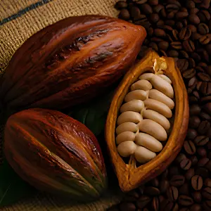 Coffee Beans and Cocoa from Mexico